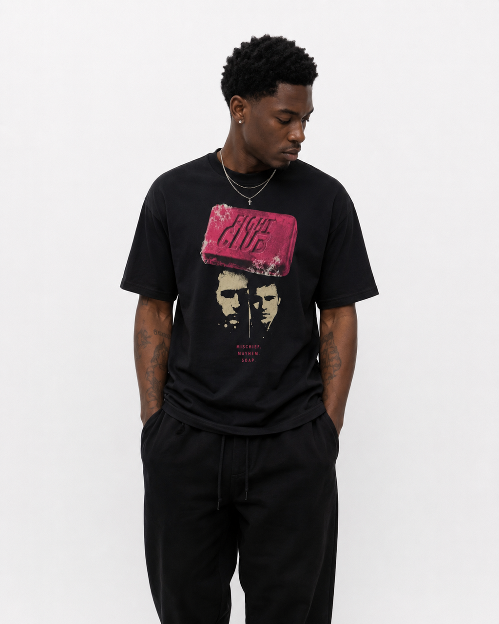 Fight Club Garment-dyed graphic Tee